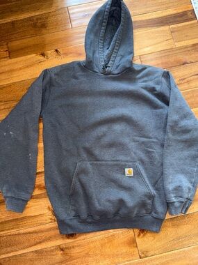 Carhartt Hooded Sweatshirt in Charcoal Gray